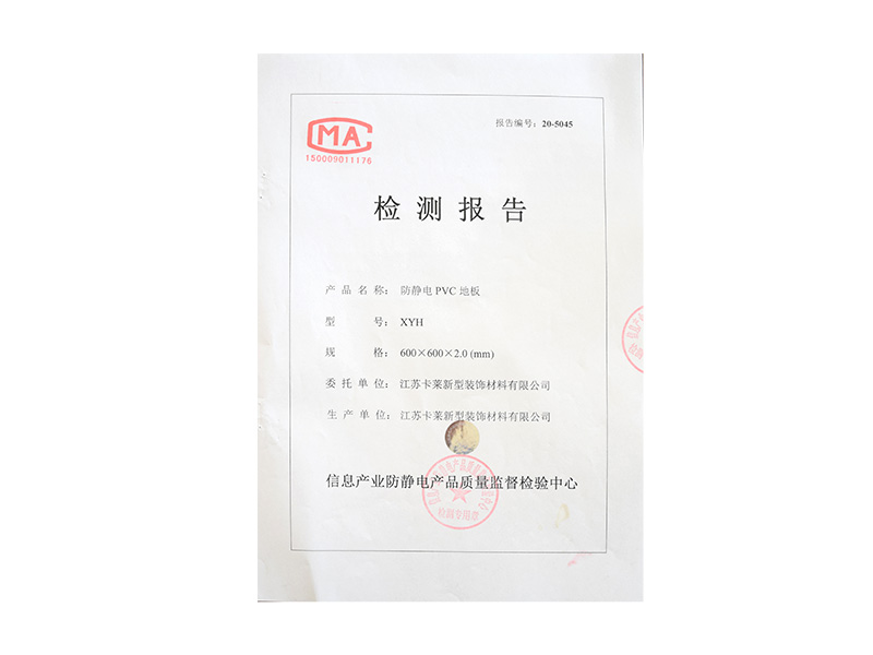 檢測報告